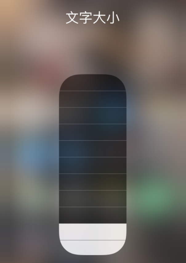 蛟河苹果手机维修分享小技巧：在 iPhone 控制中心快速调节字体大小 