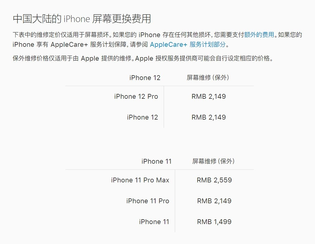 蛟河苹果手机维修分享iPhone 12/12 Pro 更换屏幕多少钱 